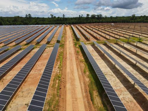 Installation of Roadways through Solar Farm