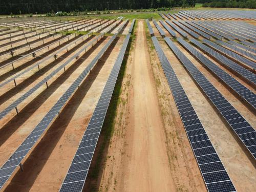 Installation of Roadways through Solar Farm