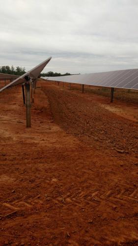 Seeding the Site after Panels have been Installed