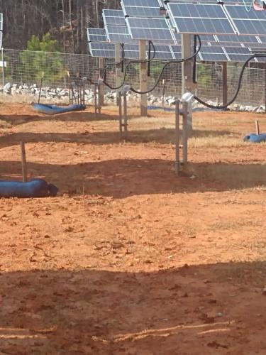 Site After Panels Installed